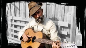 Anton Günther mit Gitarre: Der erzgebirgische Volksdichter und Sänger im Porträt.